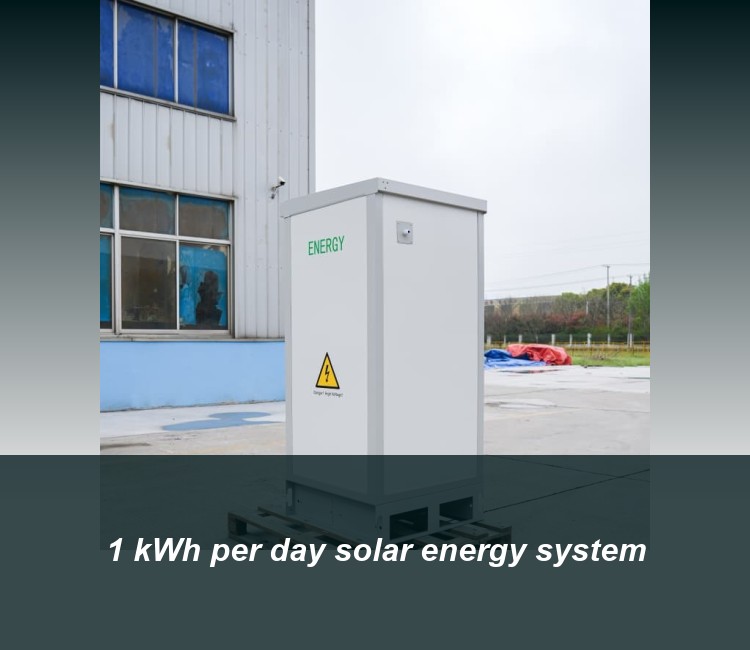 1 kWh per day solar energy system