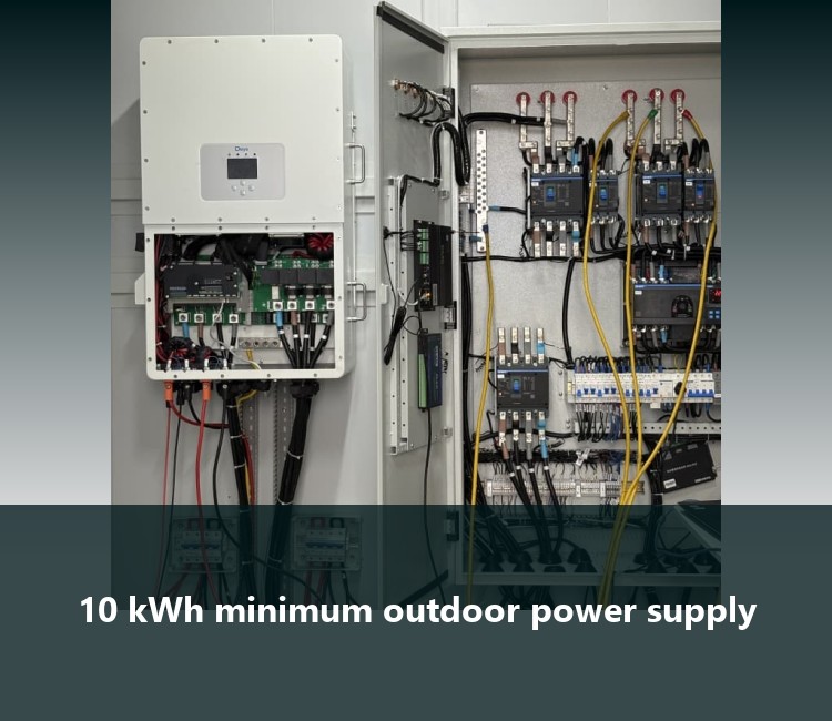 10 kWh minimum outdoor power supply