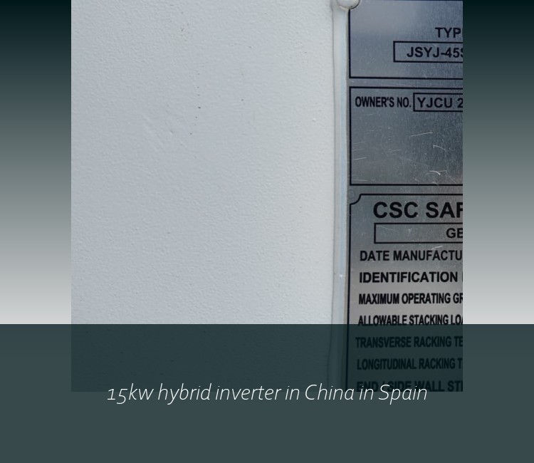 15kw hybrid inverter in China in Spain
