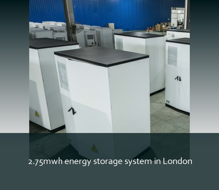 2.75mwh energy storage system in London