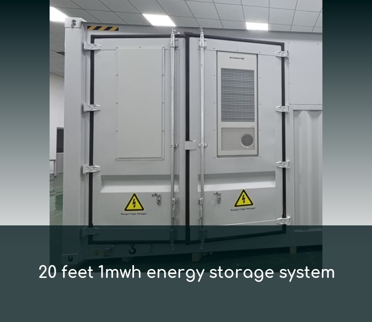 20 feet 1mwh energy storage system