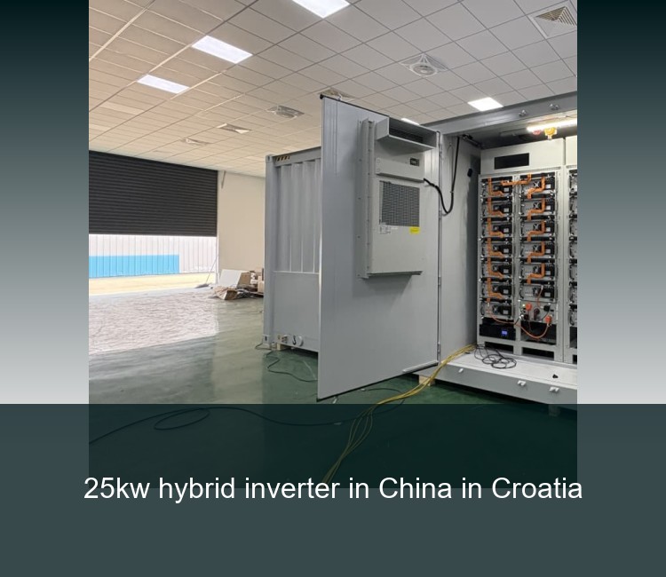 25kw hybrid inverter in China in Croatia