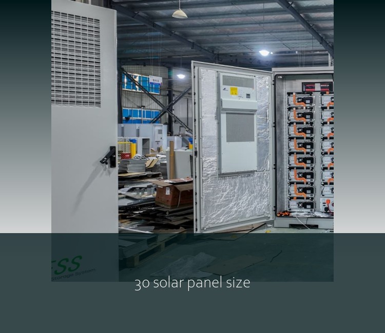 30 solar panel size