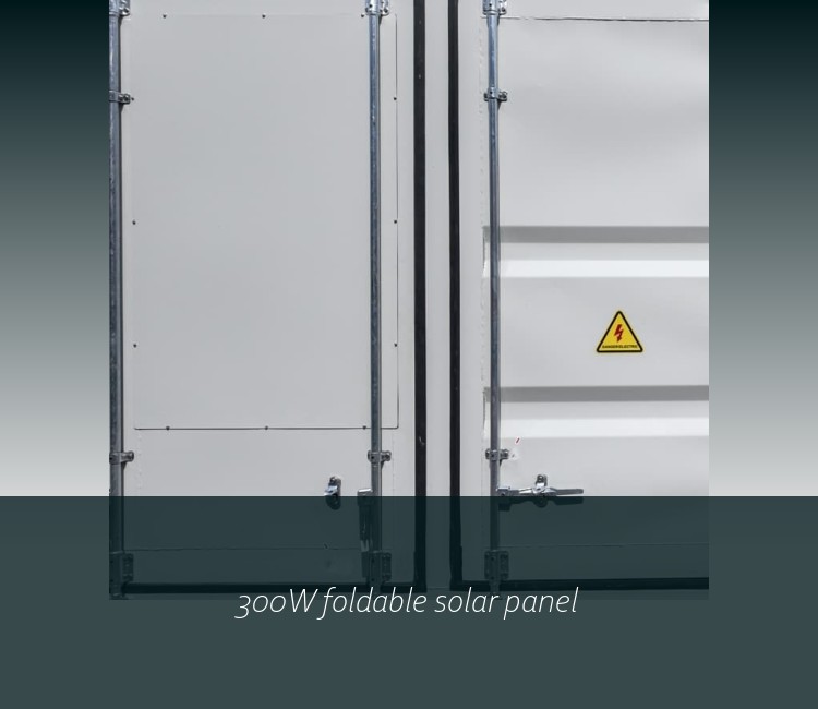 300W foldable solar panel