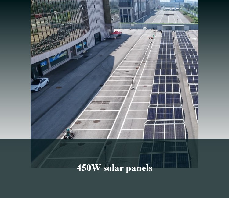 450W solar panels