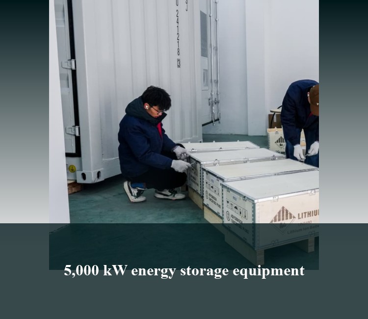 5,000 kW energy storage equipment