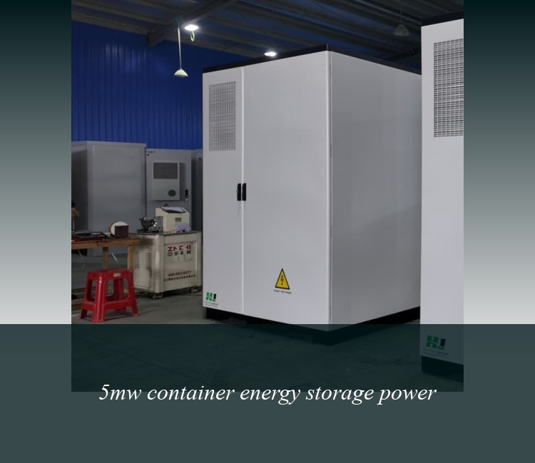 5mw container energy storage power