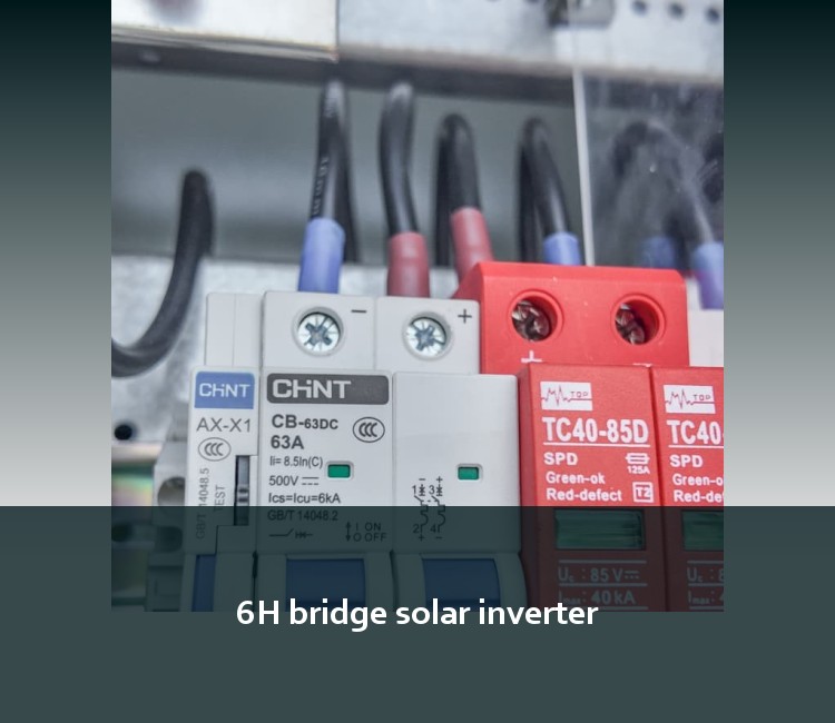 6H bridge solar inverter