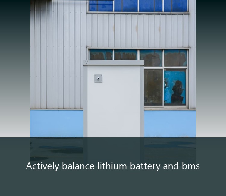 Actively balance lithium battery and bms