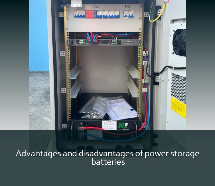 Advantages and disadvantages of power storage batteries