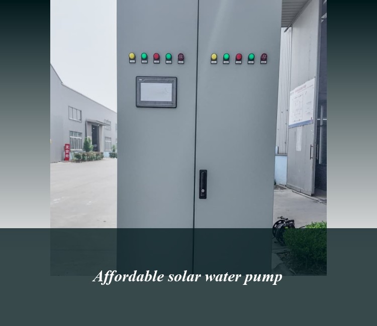 Affordable solar water pump