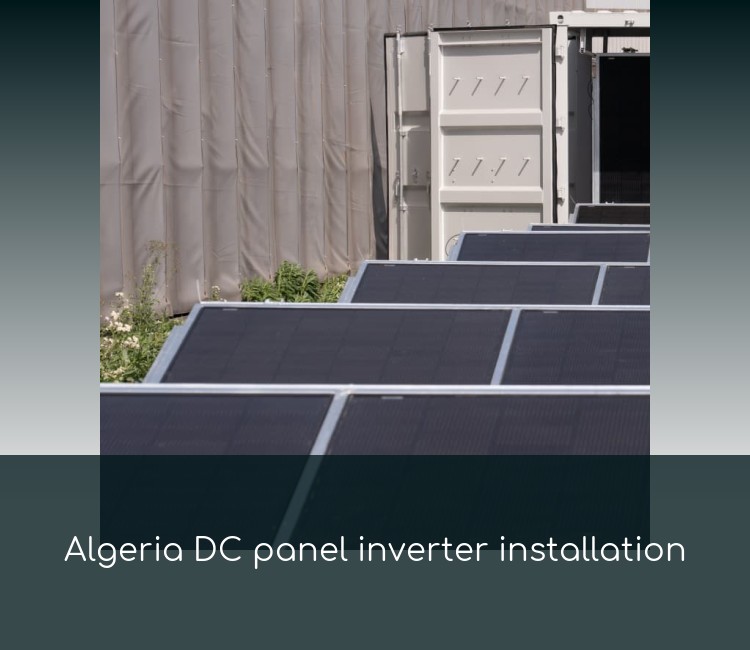 Algeria DC panel inverter installation
