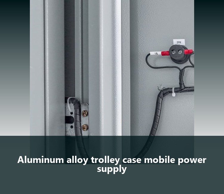 Aluminum alloy trolley case mobile power supply
