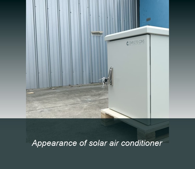 Appearance of solar air conditioner