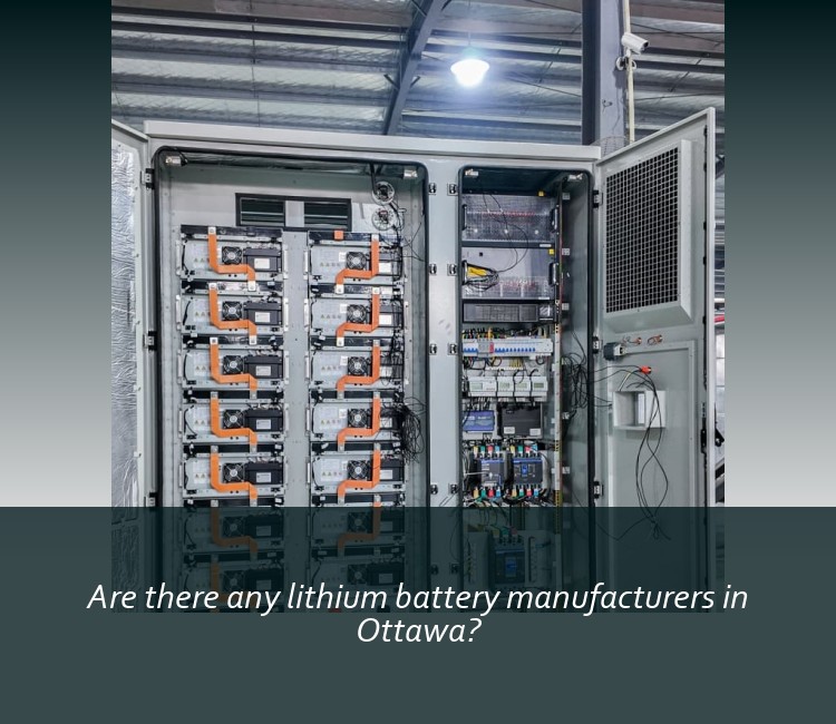 Are there any lithium battery manufacturers in Ottawa?
