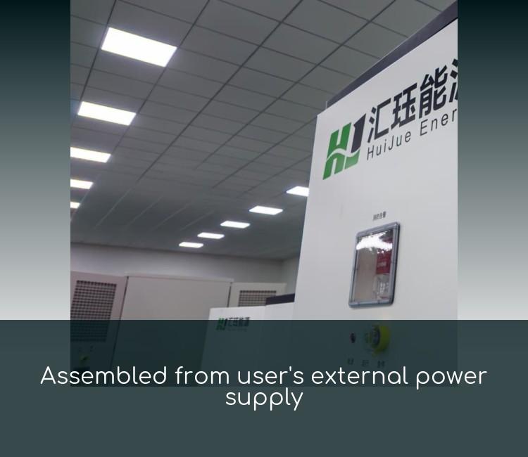 Assembled from user's external power supply