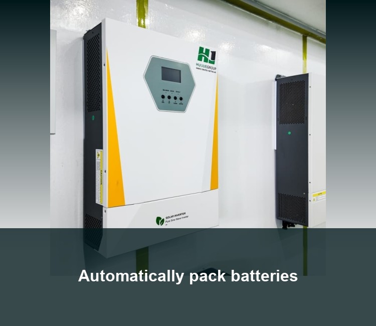 Automatically pack batteries