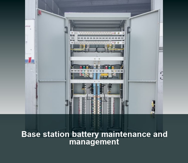 Base station battery maintenance and management