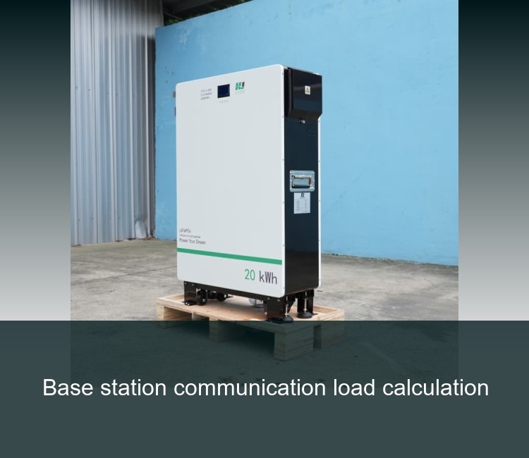 Base station communication load calculation
