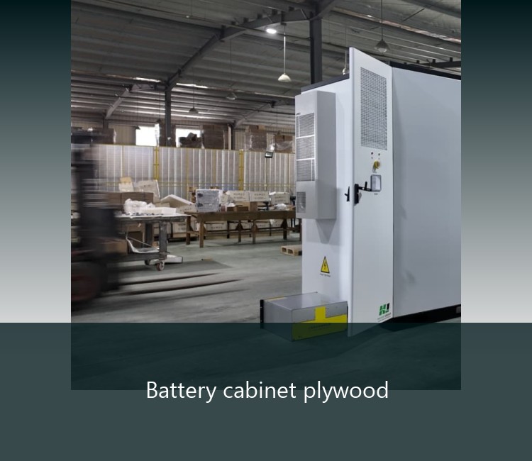 Battery cabinet plywood