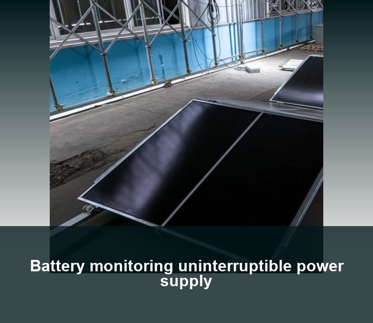 Battery monitoring uninterruptible power supply