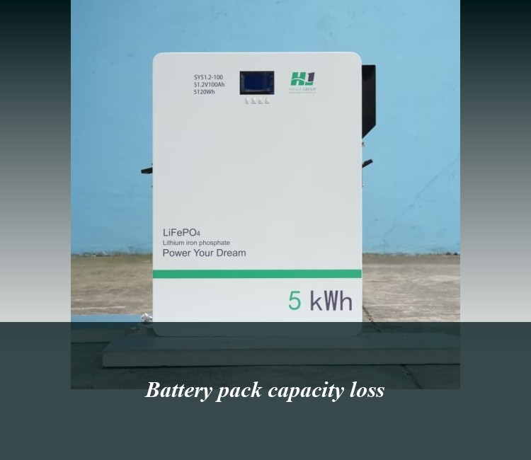 Battery pack capacity loss