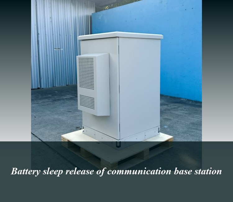 Battery sleep release of communication base station