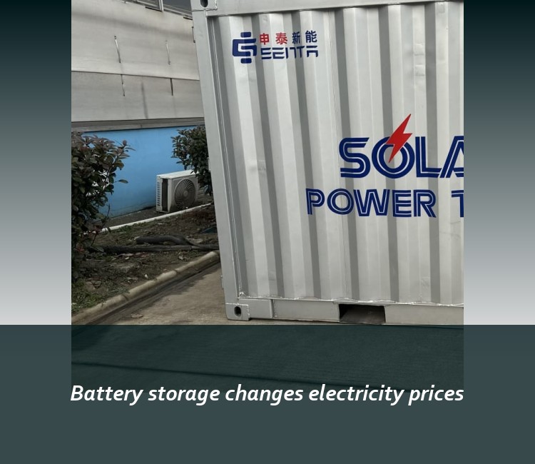 Battery storage changes electricity prices