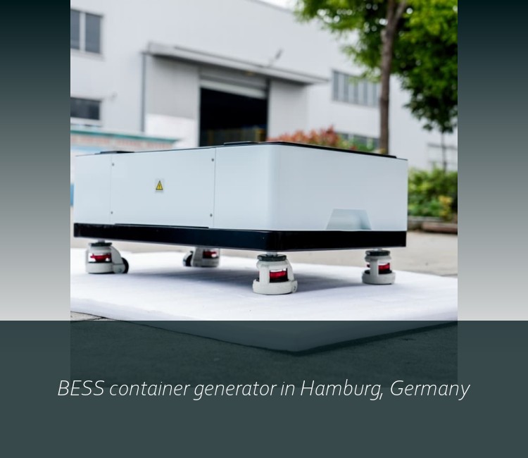 BESS container generator in Hamburg, Germany