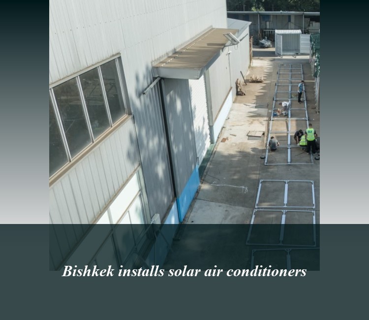 Bishkek installs solar air conditioners