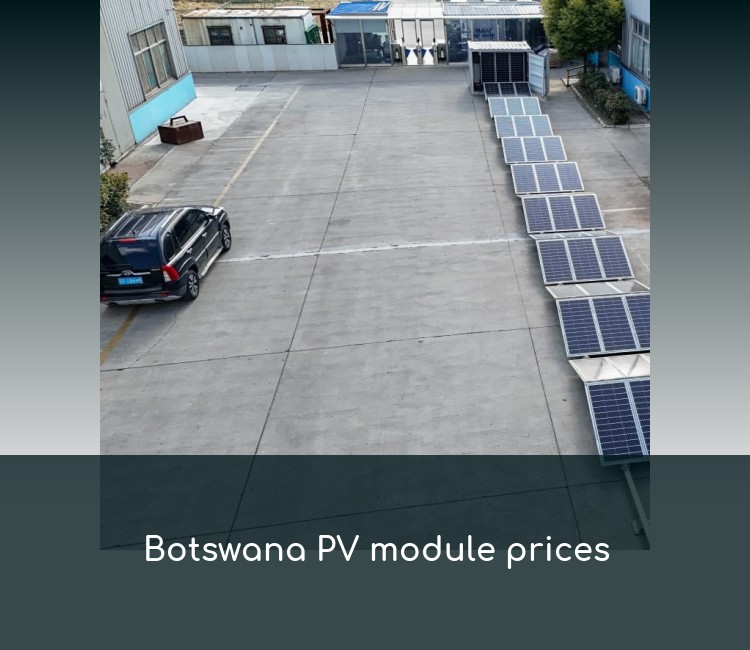 Botswana PV module prices