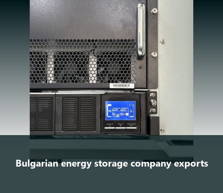 Bulgarian energy storage company exports