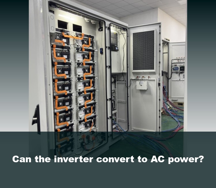 Can the inverter convert to AC power?