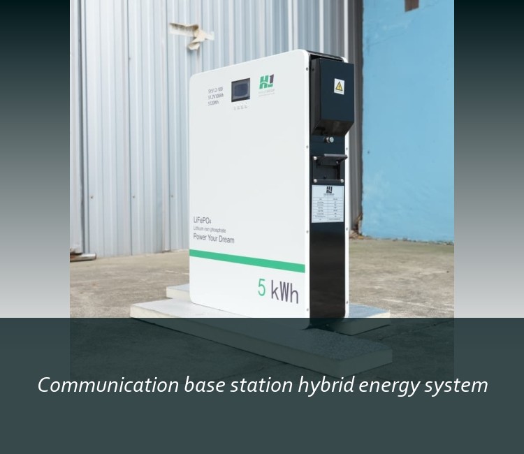 Communication base station hybrid energy system