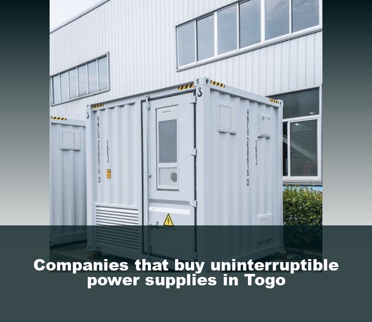 Companies that buy uninterruptible power supplies in Togo