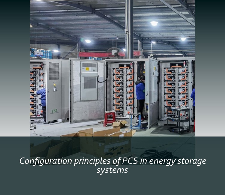 Configuration principles of PCS in energy storage systems