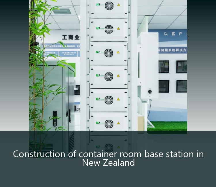 Construction of container room base station in New Zealand