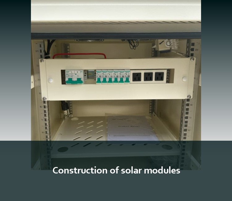 Construction of solar modules