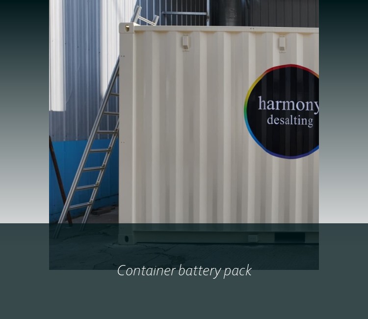 Container battery pack