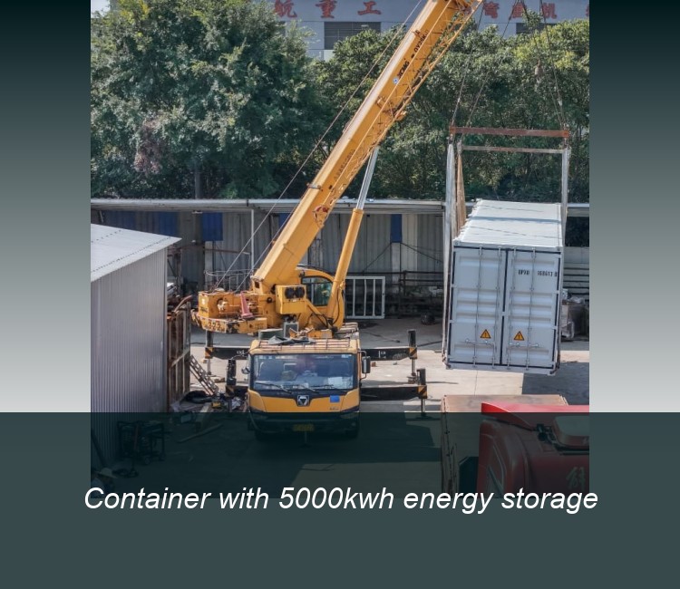 Container with 5000kwh energy storage