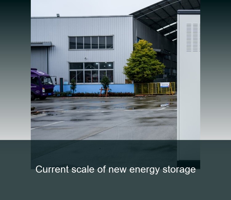 Current scale of new energy storage