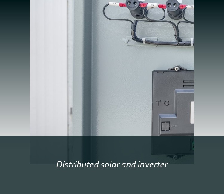Distributed solar and inverter