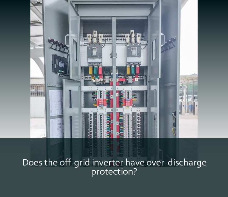 Does the off-grid inverter have over-discharge protection?
