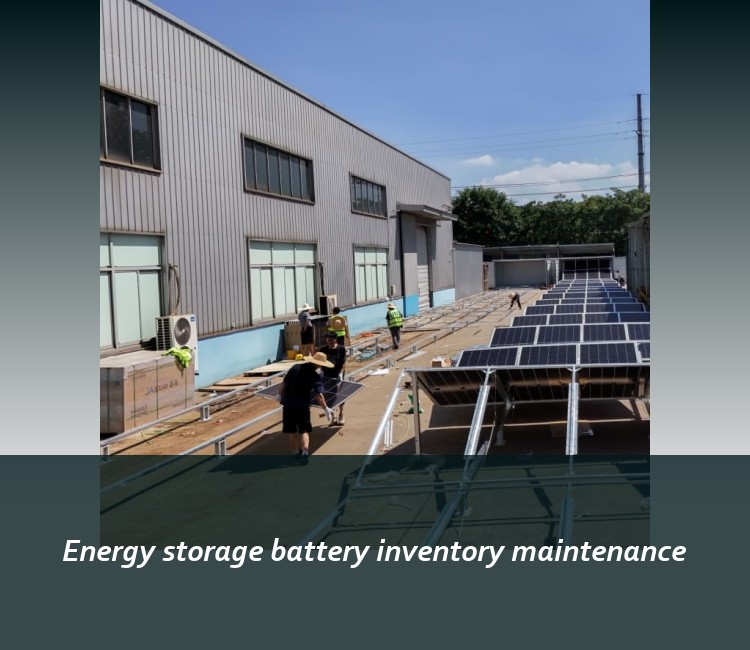 Energy storage battery inventory maintenance