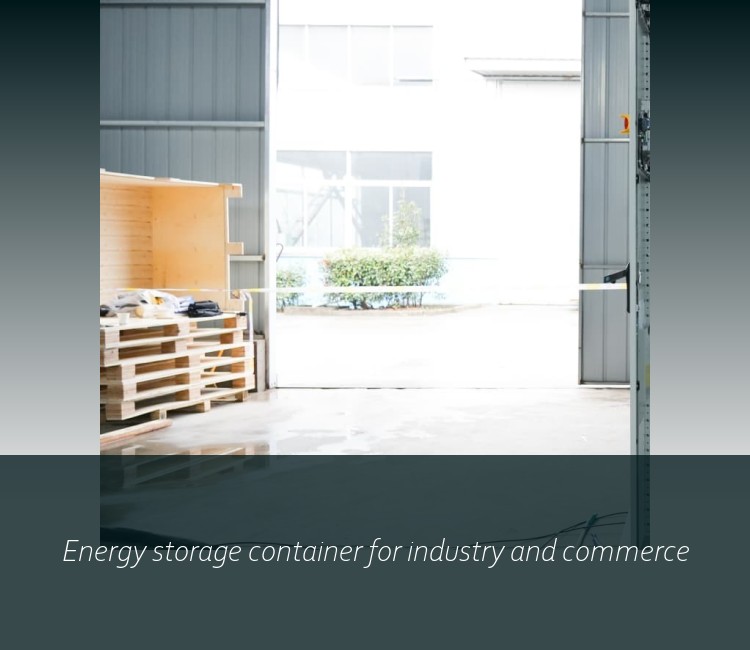 Energy storage container for industry and commerce