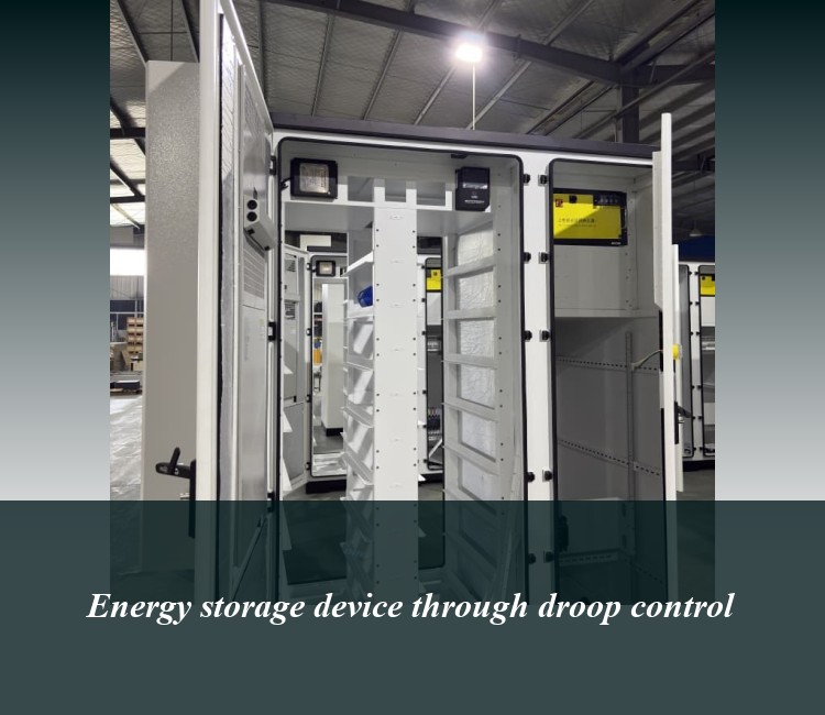 Energy storage device through droop control
