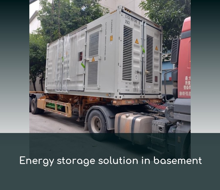 Energy storage solution in basement