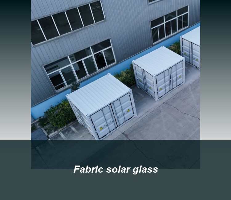 Fabric solar glass