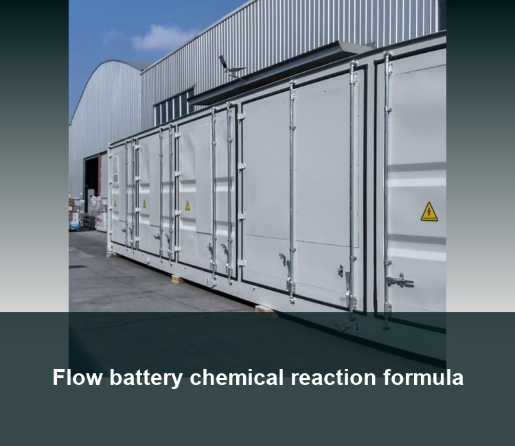 Flow battery chemical reaction formula