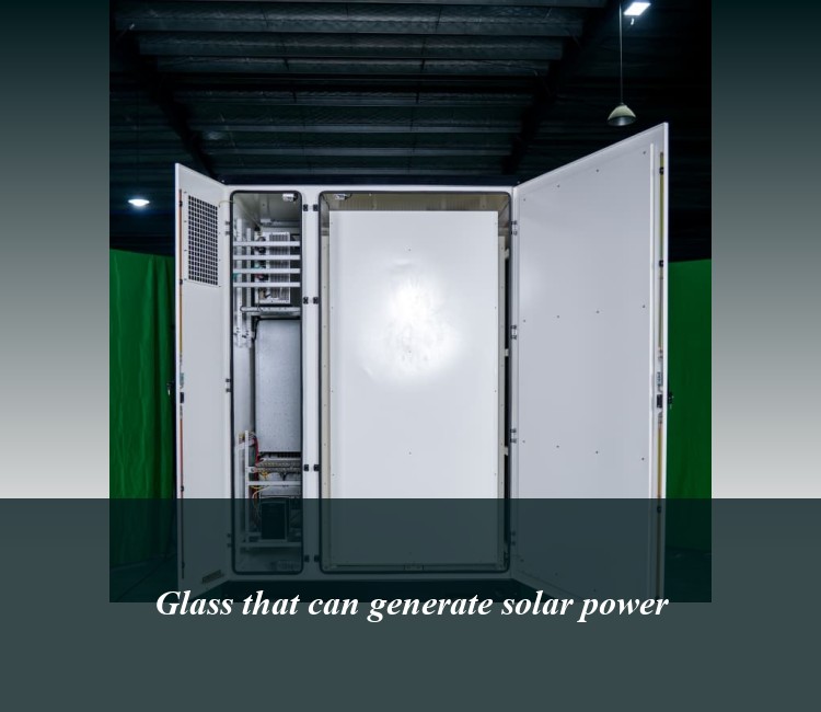 Glass that can generate solar power